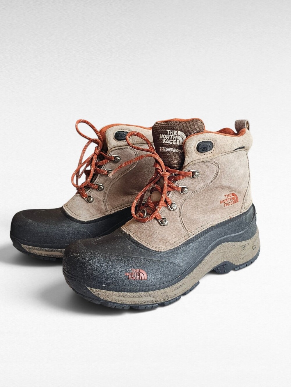 The North Face Chilkat Lace II Waterproof Snow Boots Boys Size 7